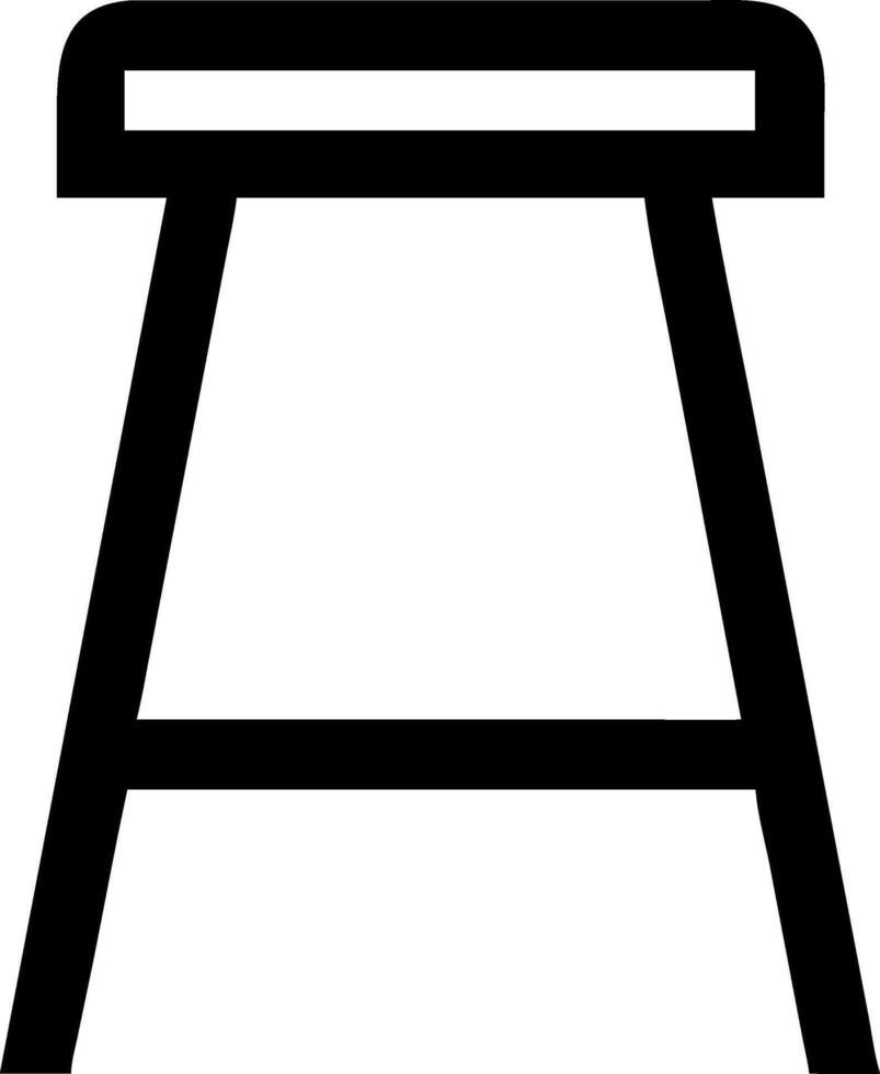 Classic Stool Icon Collection vector