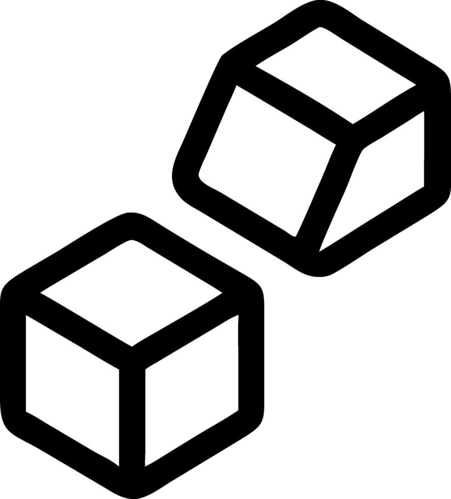 Culinary Sugar Cubes Icon Designs vector