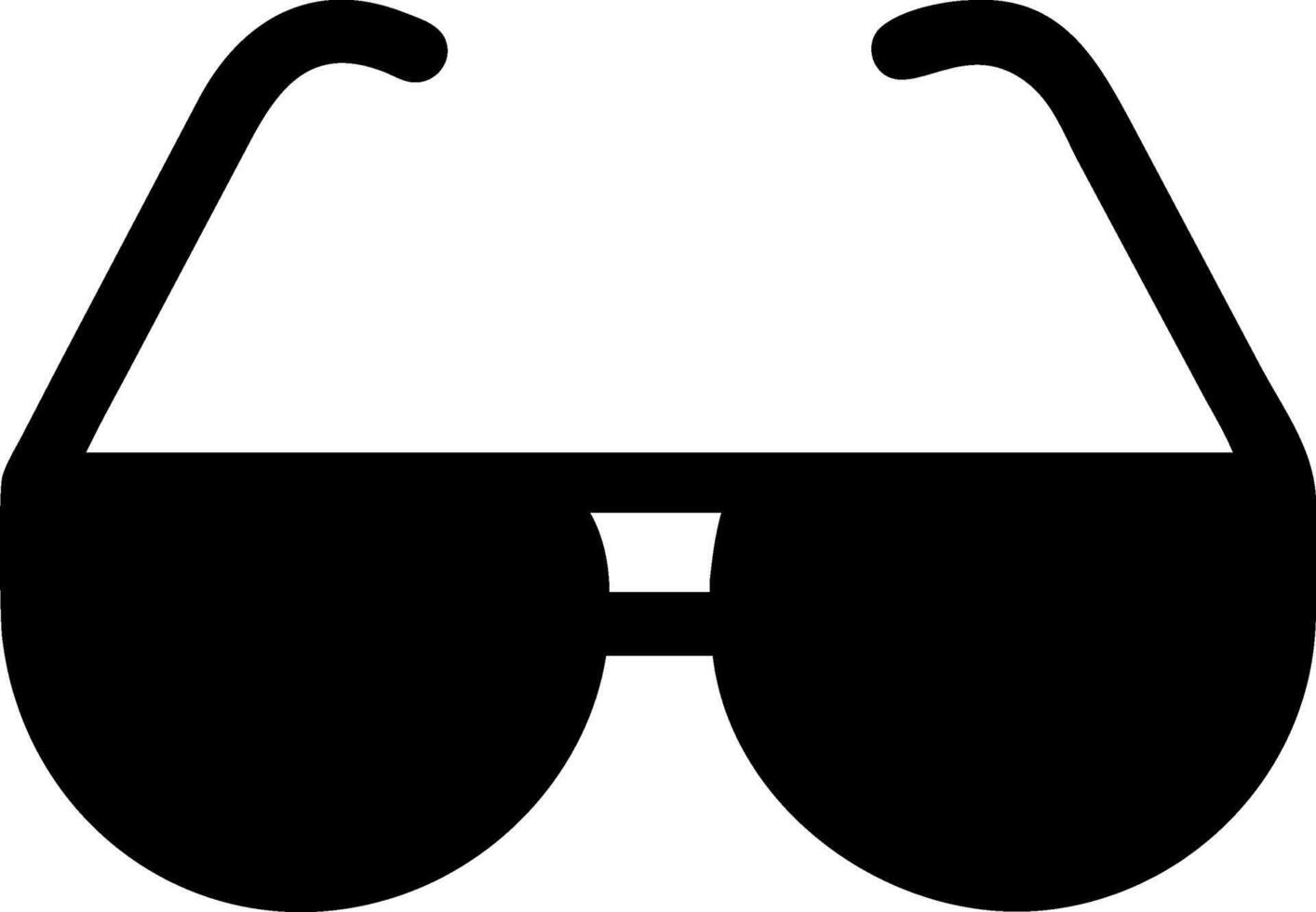 Fashionable Sunglasses Icon Set vector