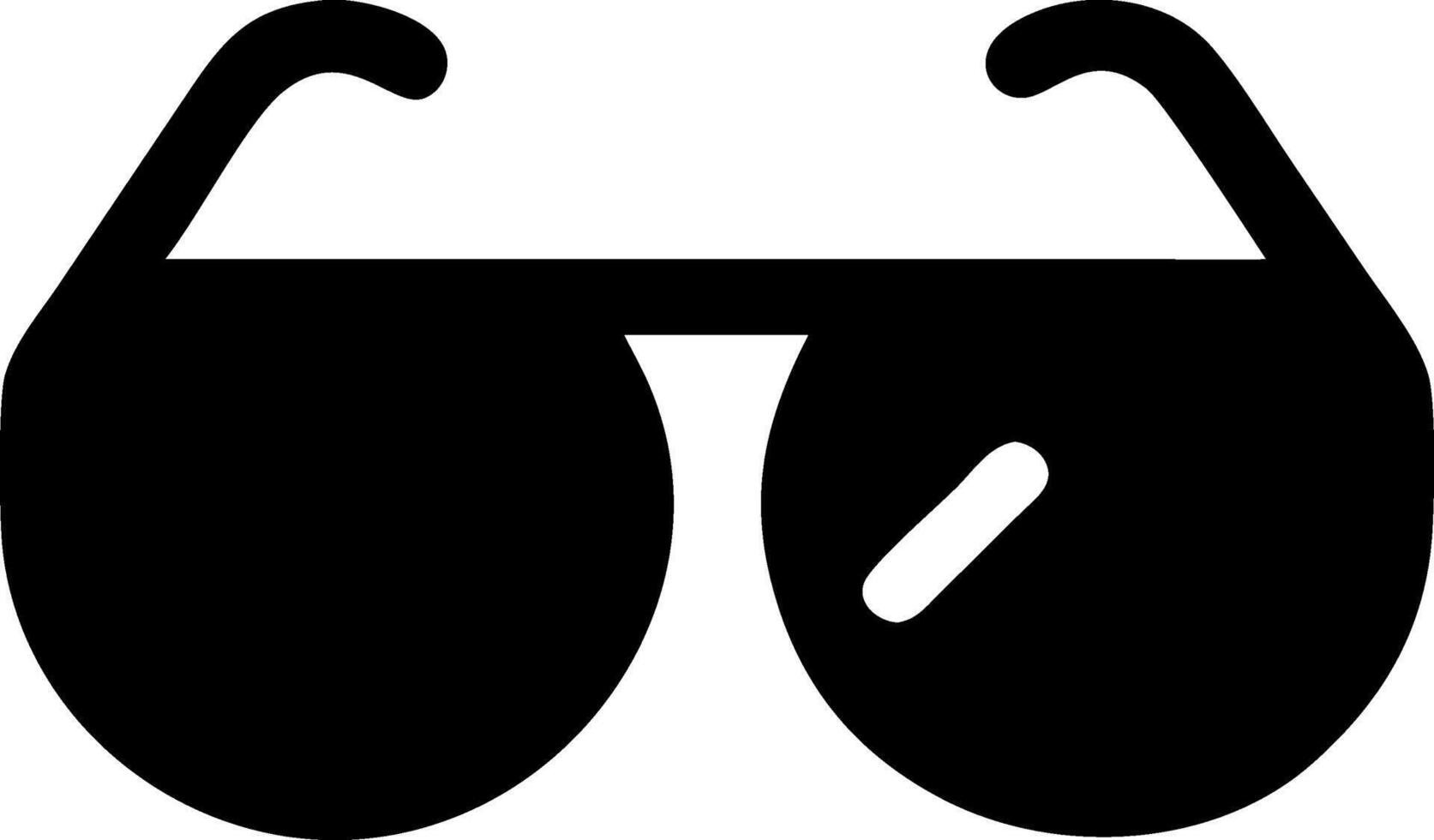 Minimalist Sunglasses Symbol Set vector