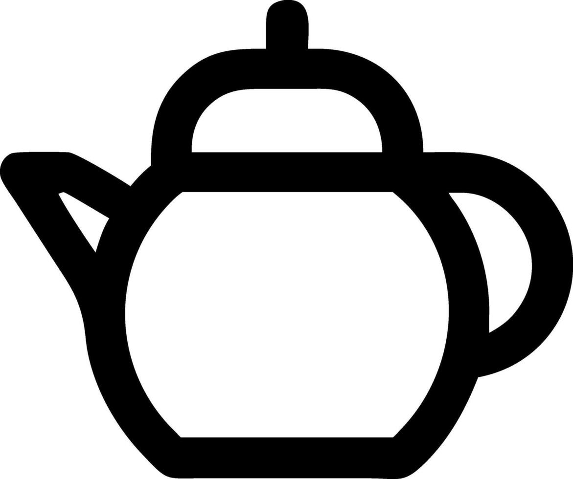 Creative Teapot Symbol Collection vector