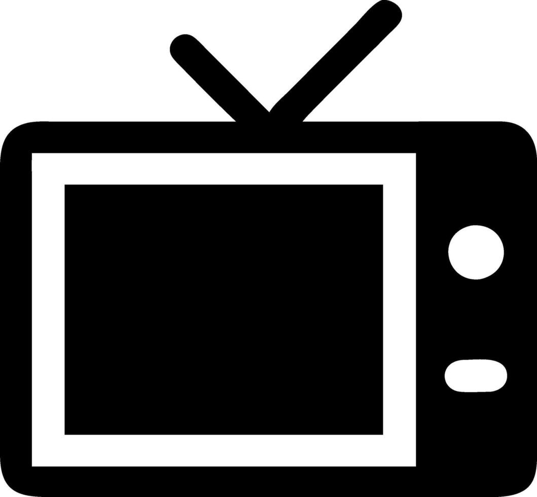 Vintage Television Badge Designs vector
