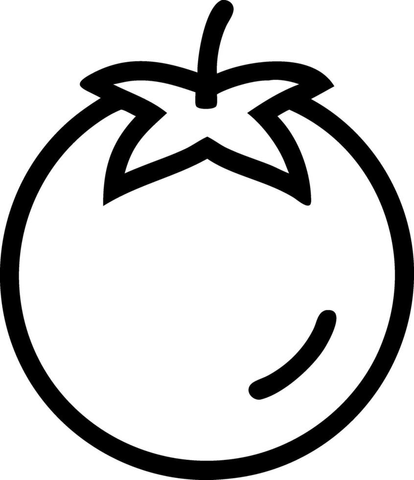 Stylish Tomato Icon Designs vector