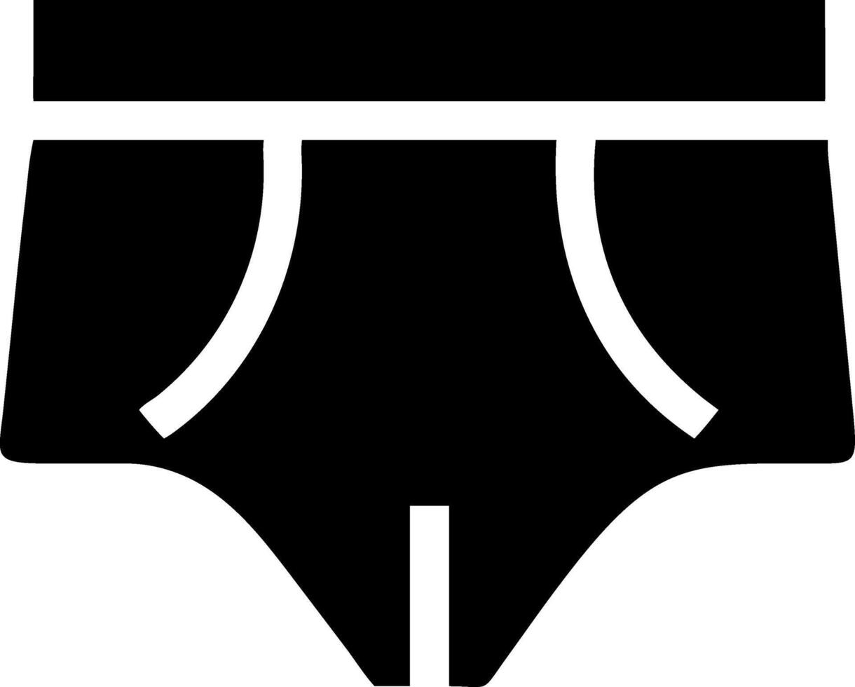 Trendy Underpants Emblem Set vector