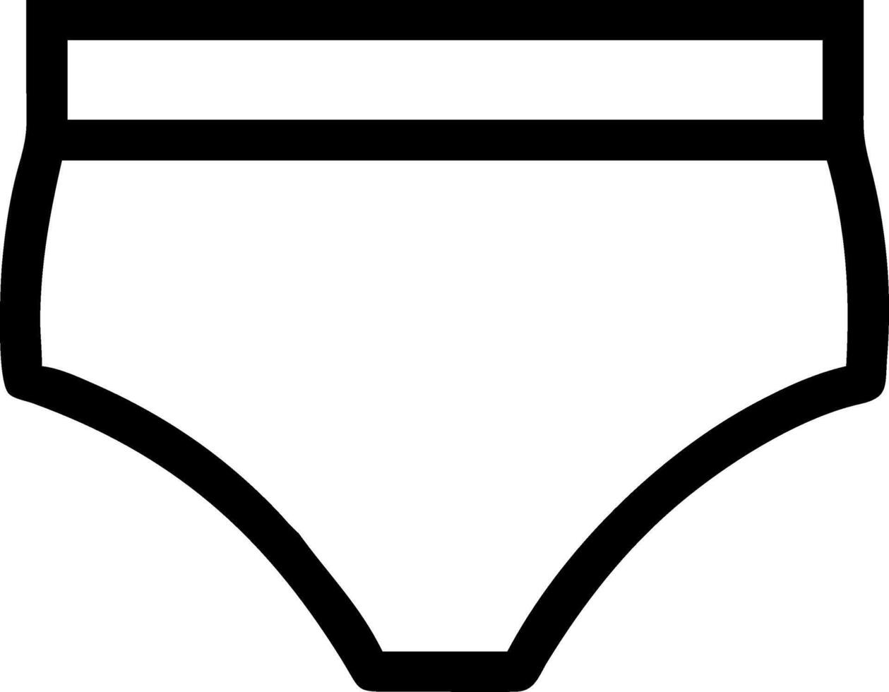 Creative Underpants Symbol Collection vector