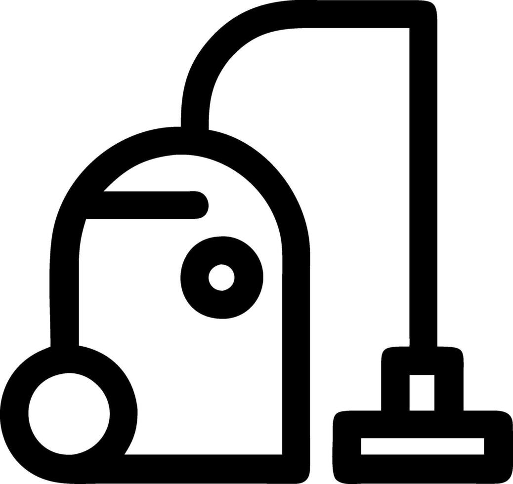 Elegant Vacuum Cleaner Icon Collection vector