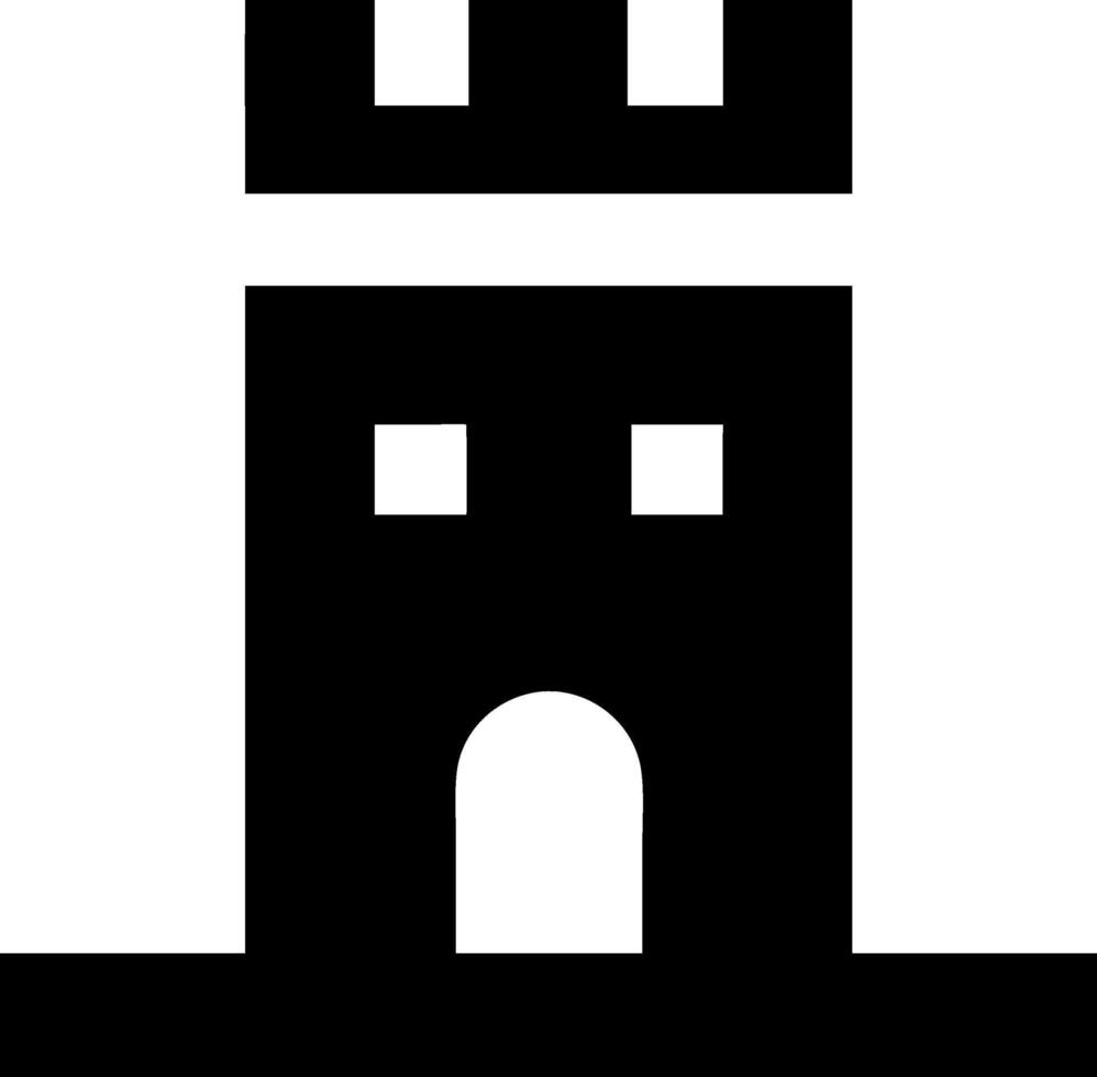 Functional Versatile Tower Emblem Set vector