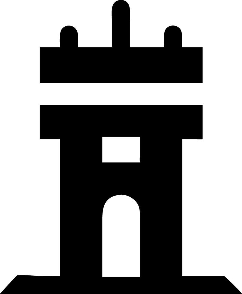 Dynamic Versatile Tower Icon Designs vector