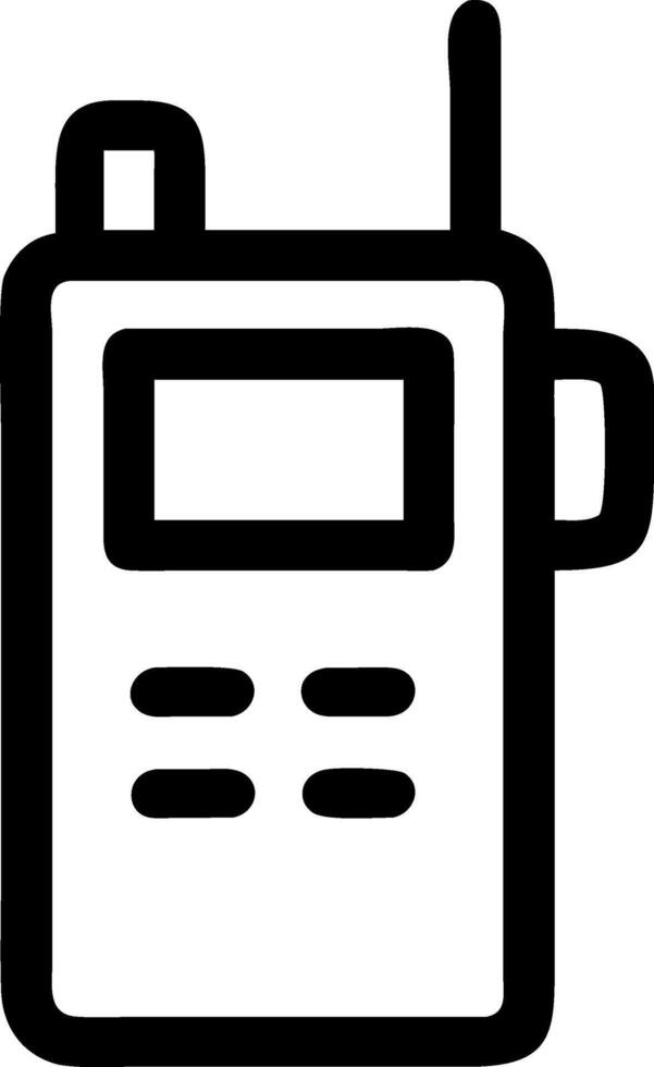 Communication Walkie-Talkie Icon Designs vector