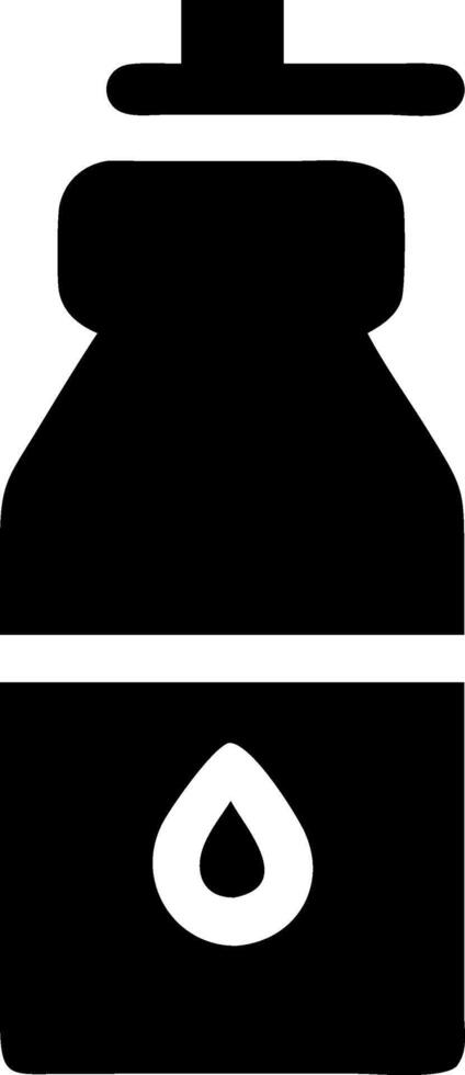 Artistic Water Bottle Icon Collection vector