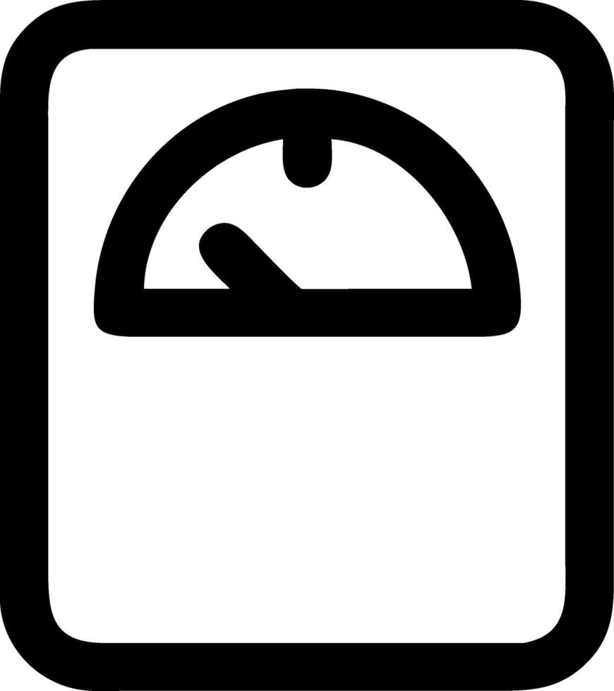 Digital Weighing Scales Icon Designs vector