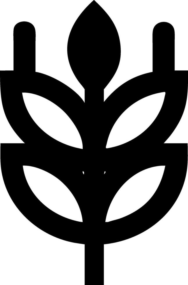 Vintage Wheat Icon Collection vector
