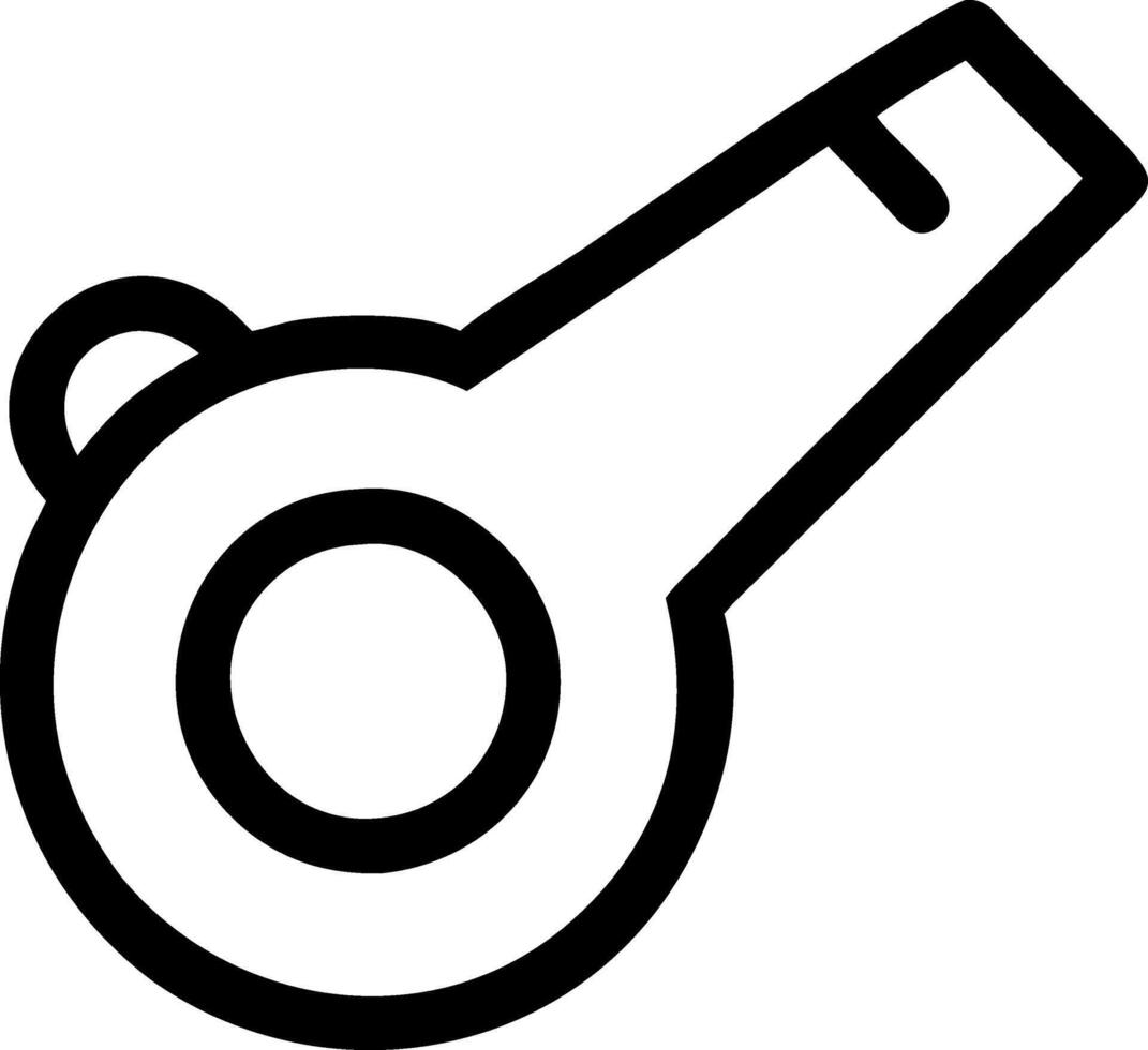 Simple Whistle Emblem Collection vector