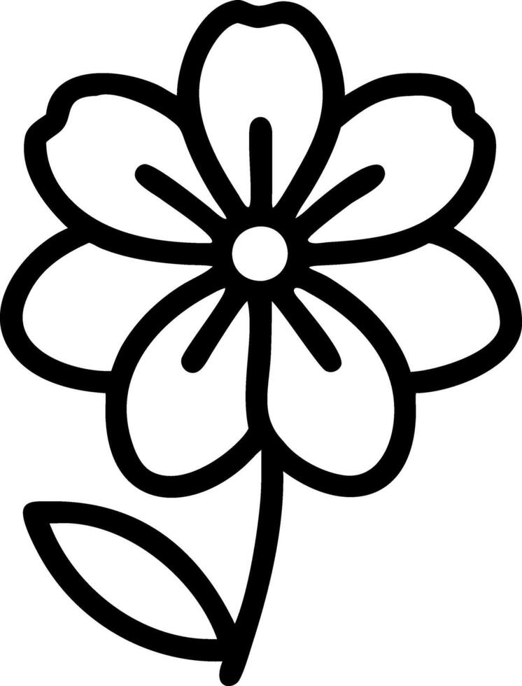 Elegant Wildflower Icon Collection vector