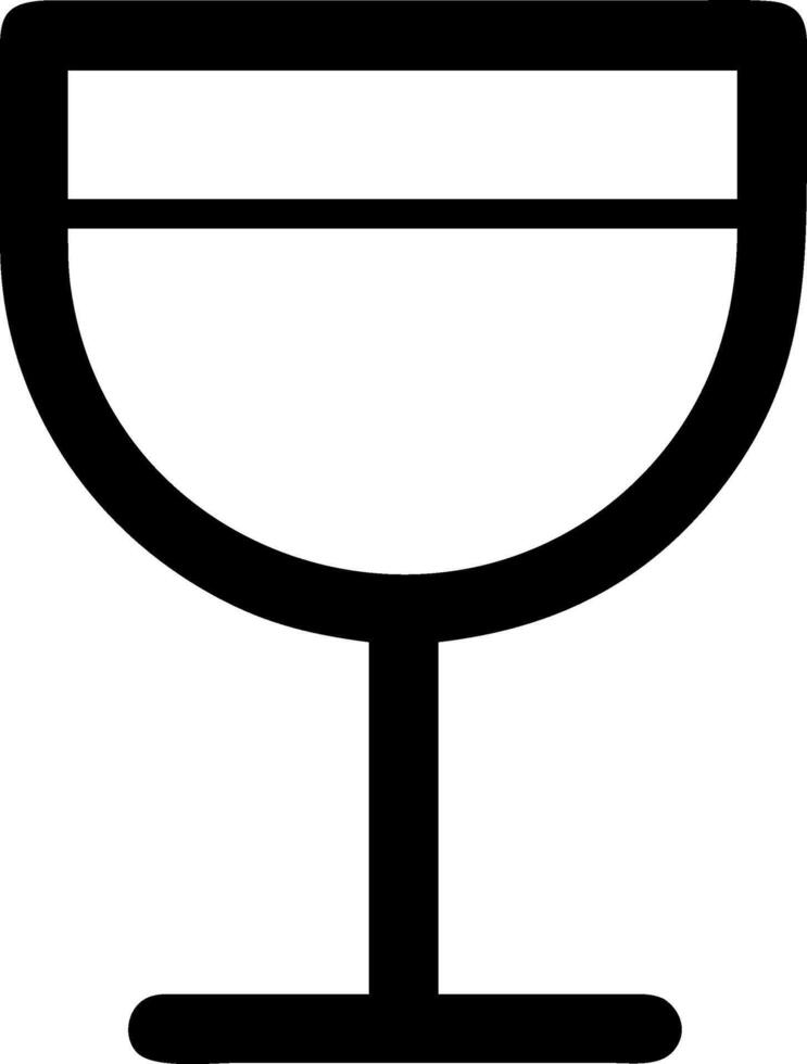 Sophisticated Wine Glass Symbol Designs vector