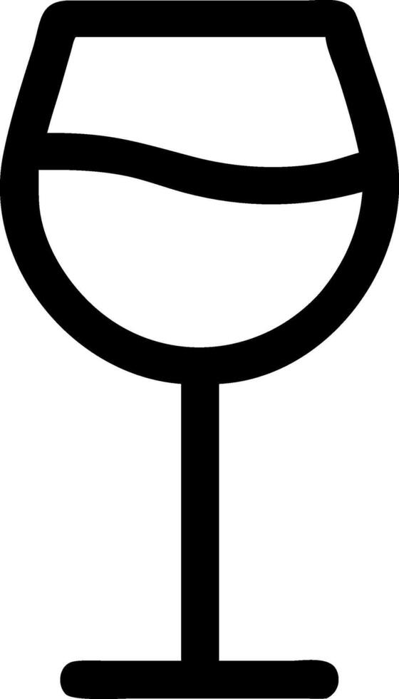 Unique Wine Glass Icon Set vector