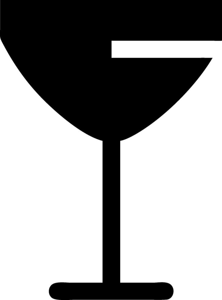 Stylish Wine Glass Emblem Set vector