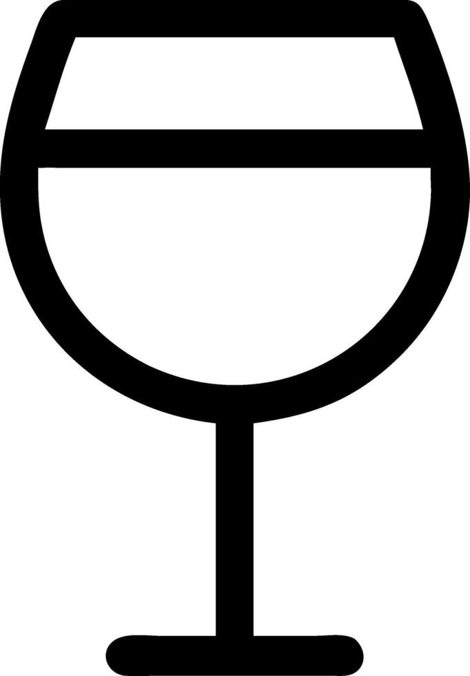 Modern Wine Glass Icon Designs vector