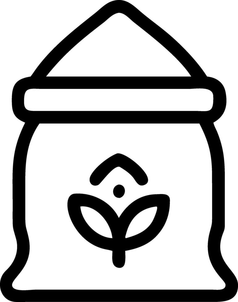 Culinary Flour Bag Emblem Set vector