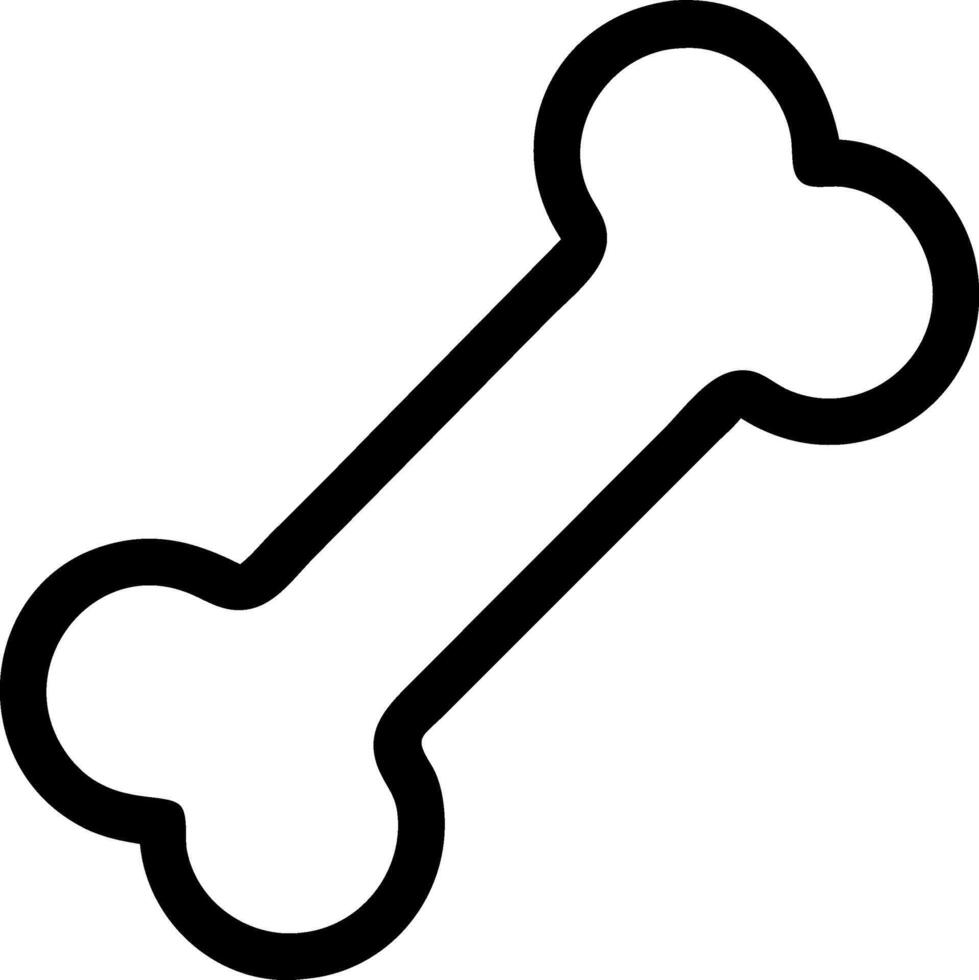 Unique Bone Symbol Collection vector