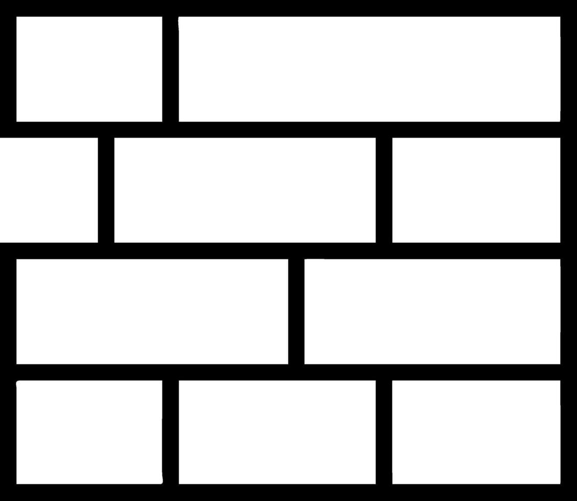 Creative Brick Symbol Collection vector