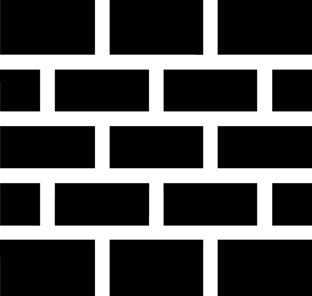 Simple Brick Icon Designs vector