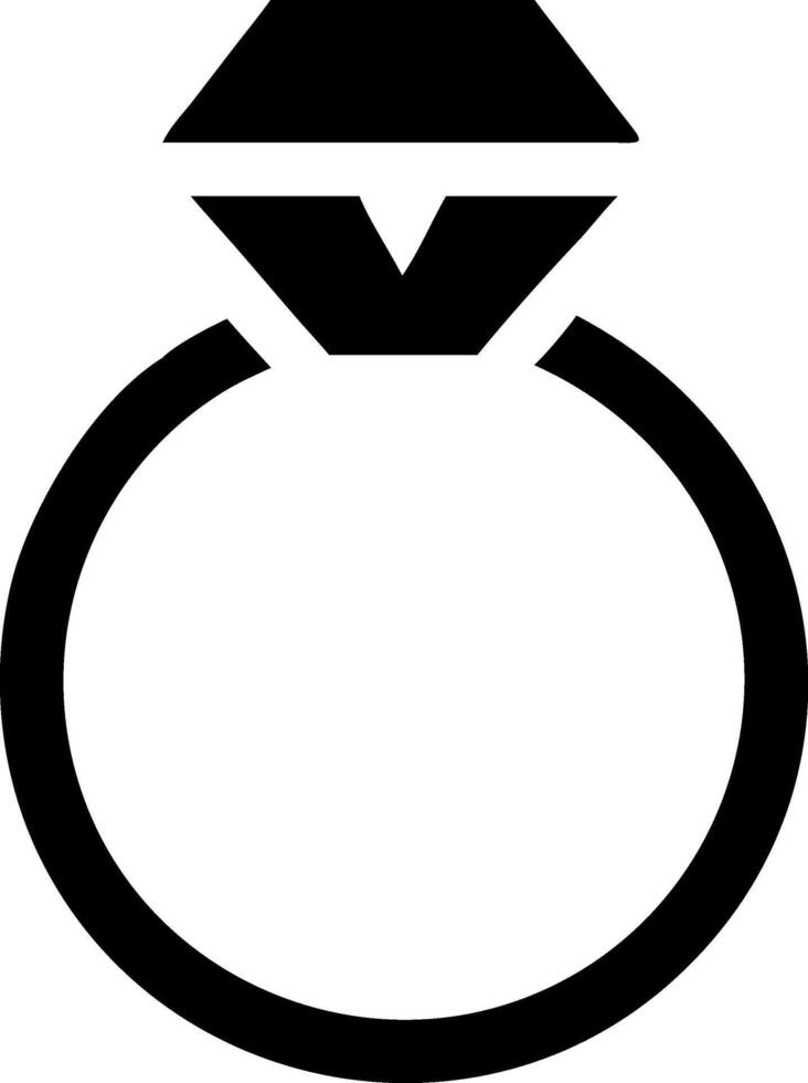 Unique Diamond Ring Icon Designs vector