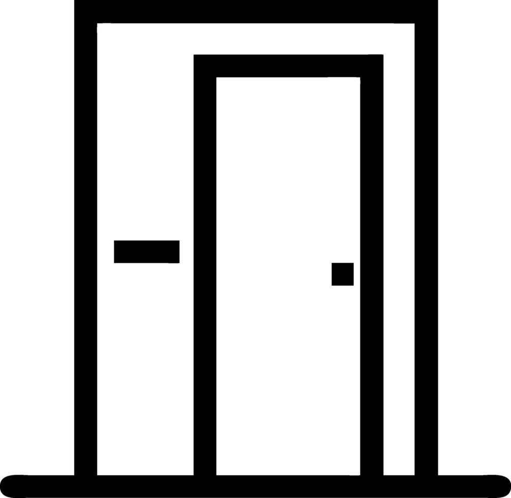 Unique Door Icon Designs vector