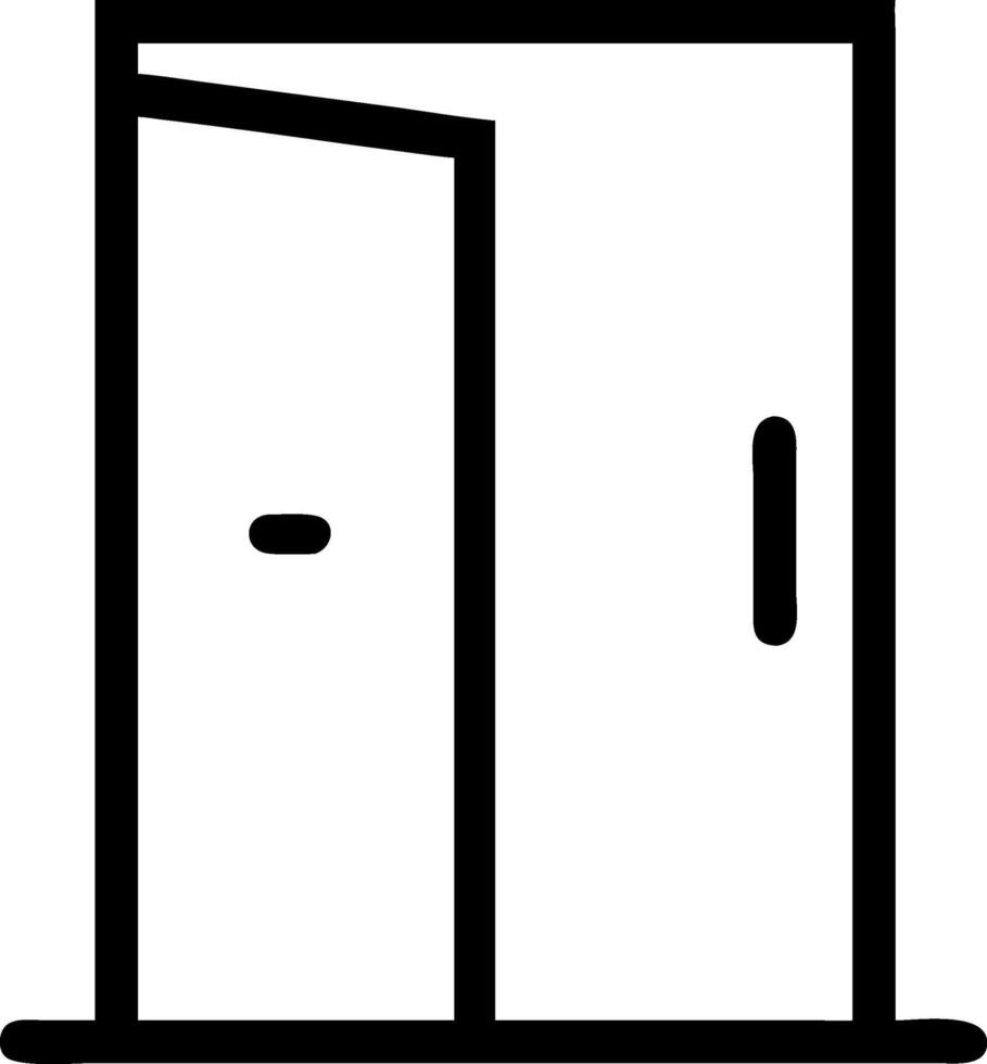 Classic Door Icon Collection vector