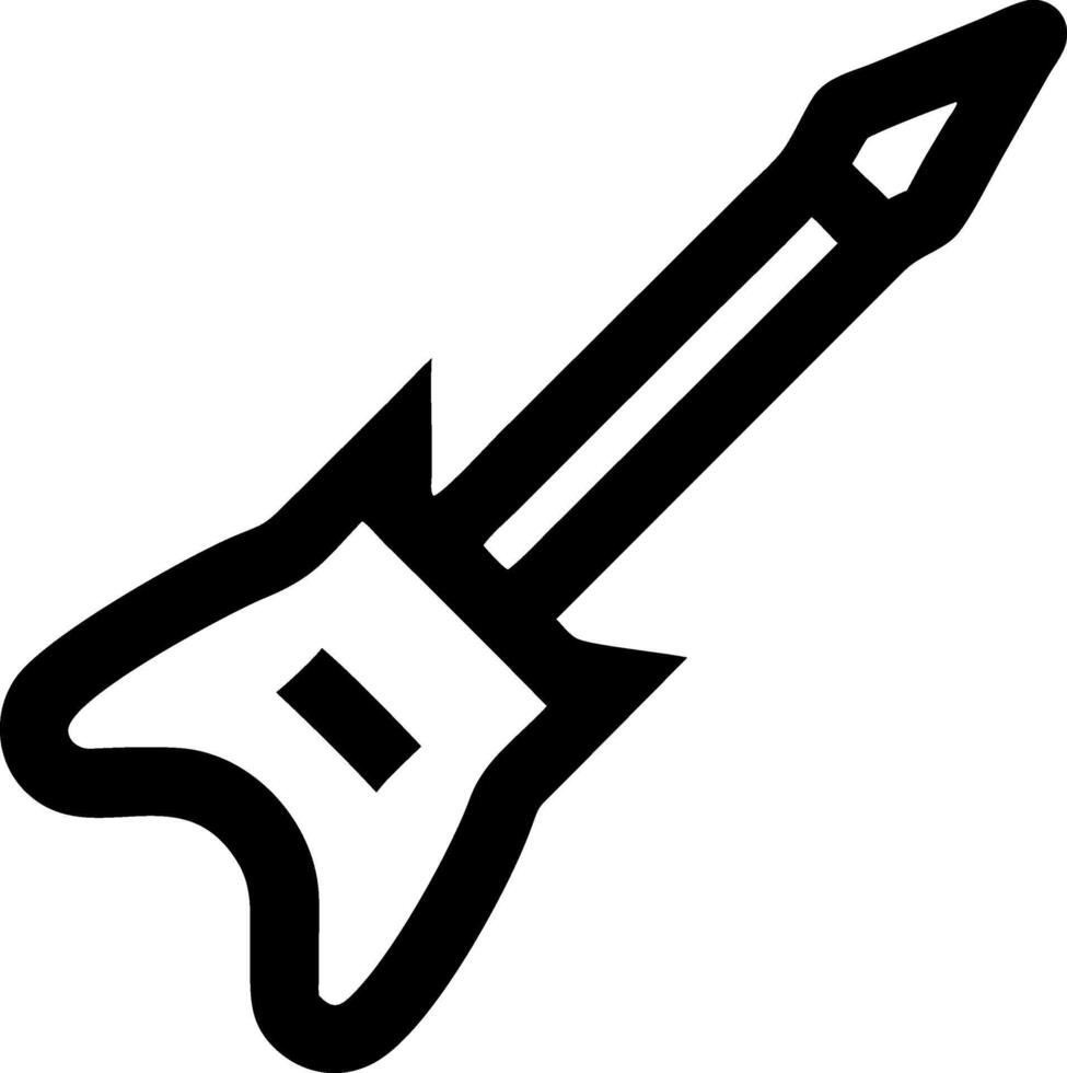 Rock Music Guitar Icon Designs vector