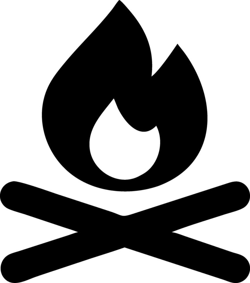 Hot Fire Icon Set vector