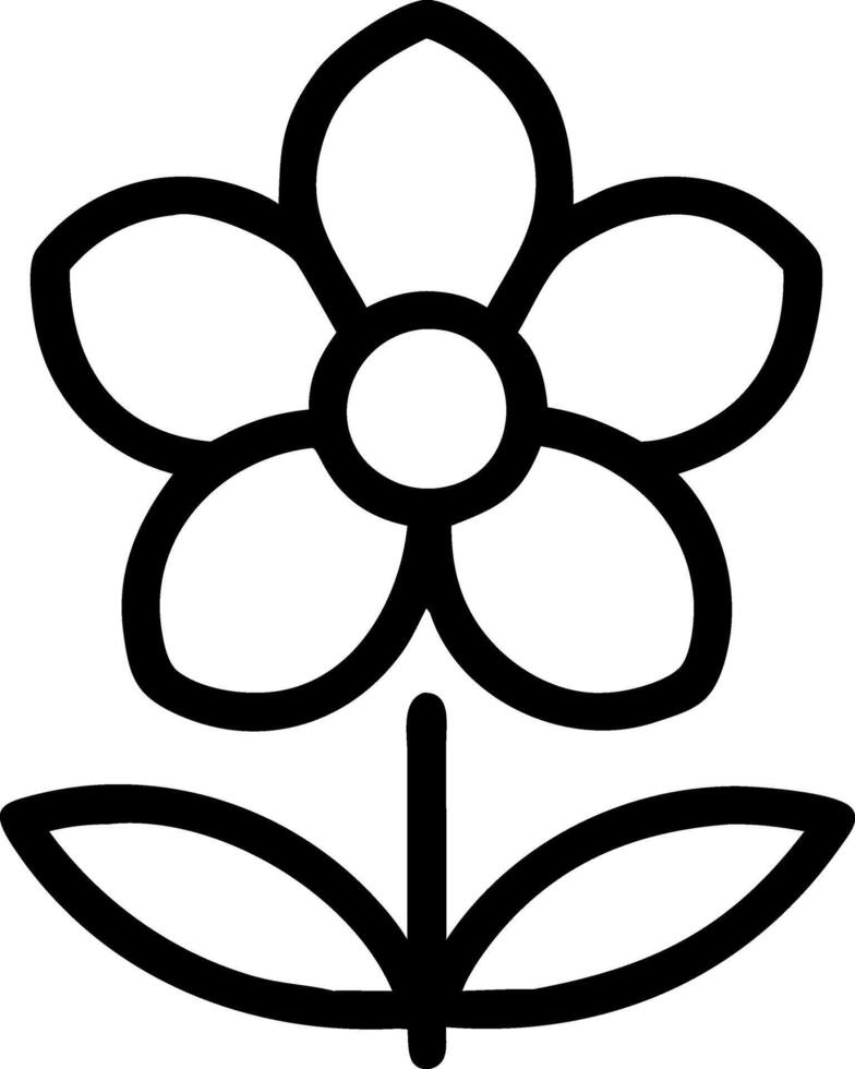 Minimalist Flower Icon Designs vector