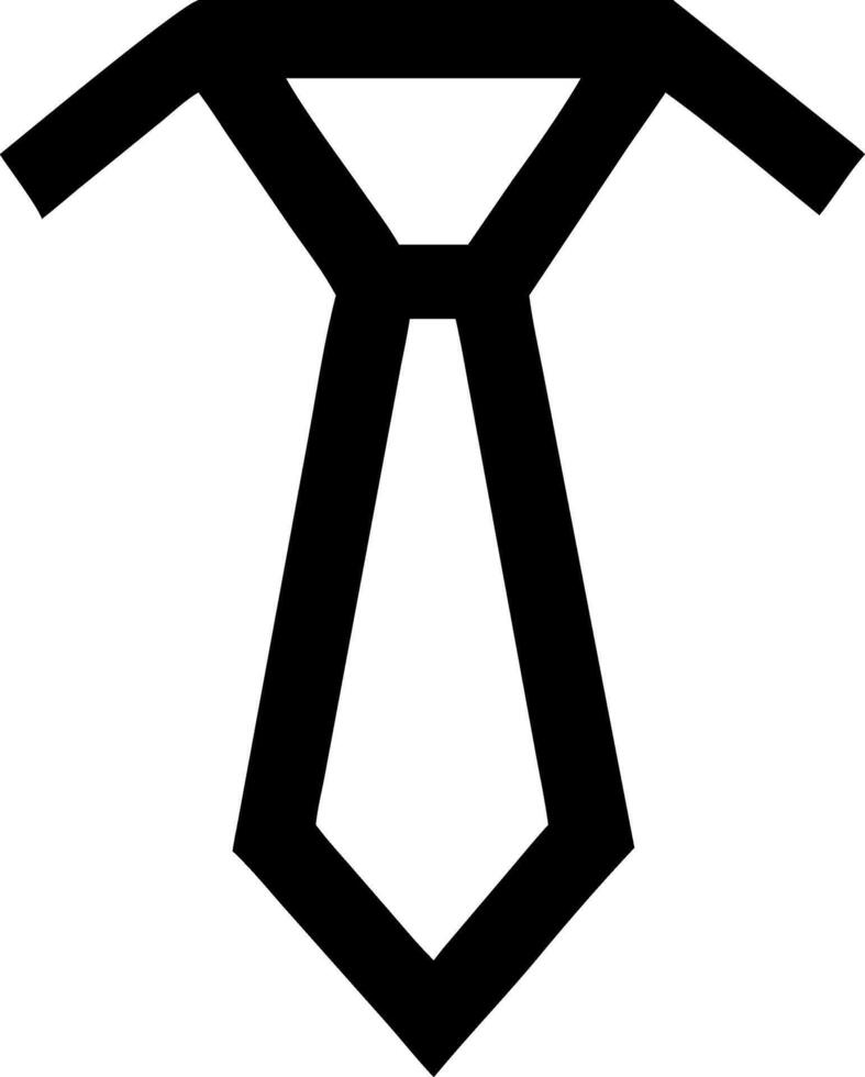 Simple Tie Icon Collection vector
