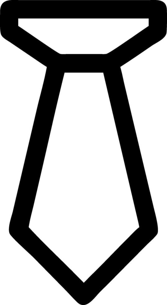 Minimalist Tie Symbol Set vector