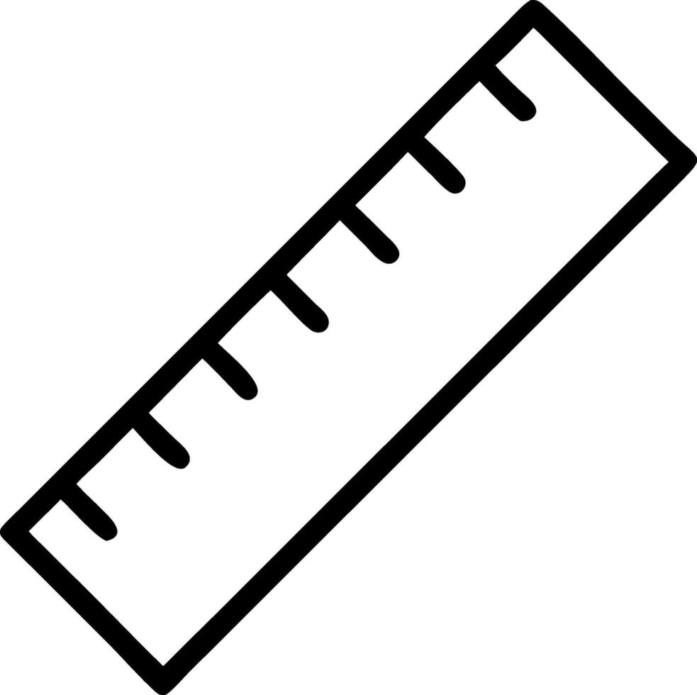 Classic Wooden Ruler Icon Collection vector