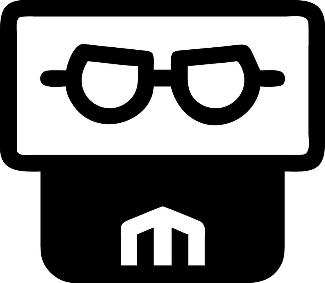 Novelty X-Ray Specs Icon Collection vector