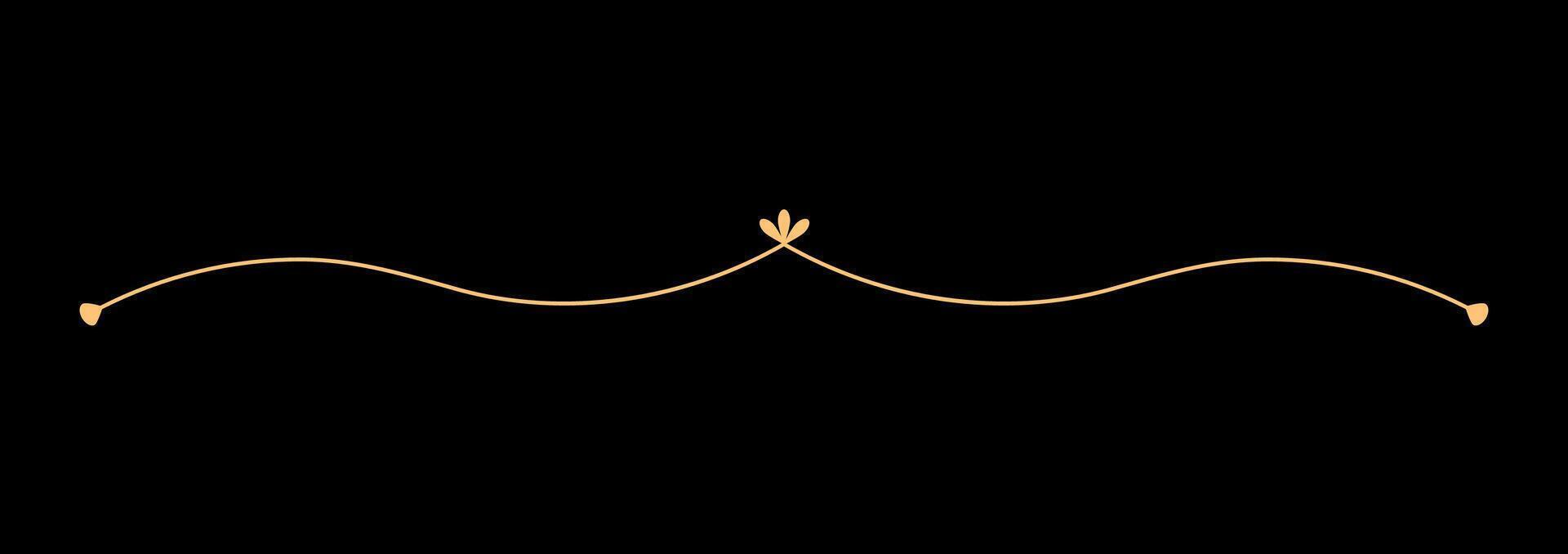 Gold ornamental frame for elegant, vintage style decoration. vector