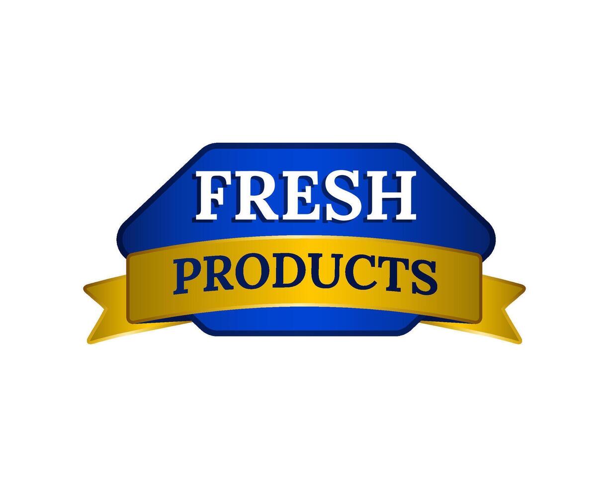 Simple eco label for vegan, organic, and quality foods. vector