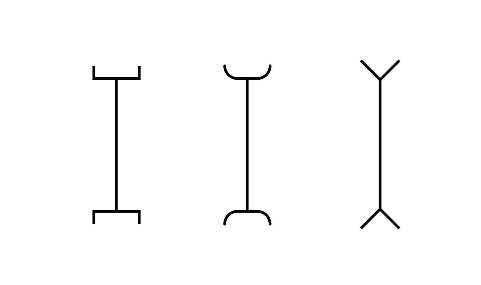 Pictogram for editing and formatting with simple strokes. vector