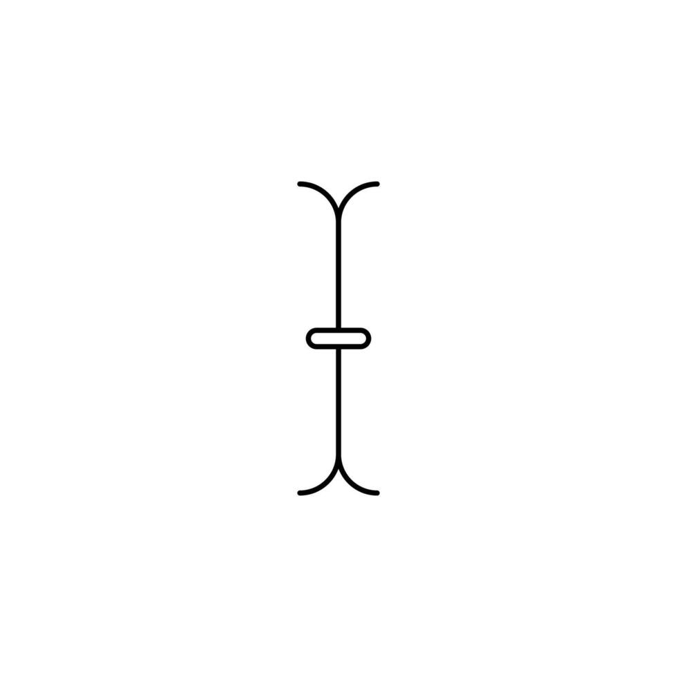 Marker icon for text formatting and editing. vector