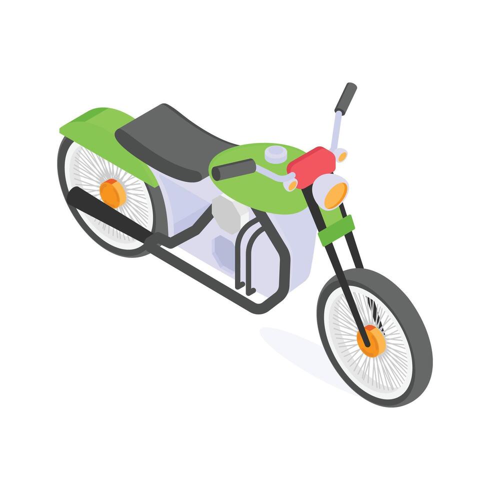Get this amazing icon of motorbike in modern design style vector
