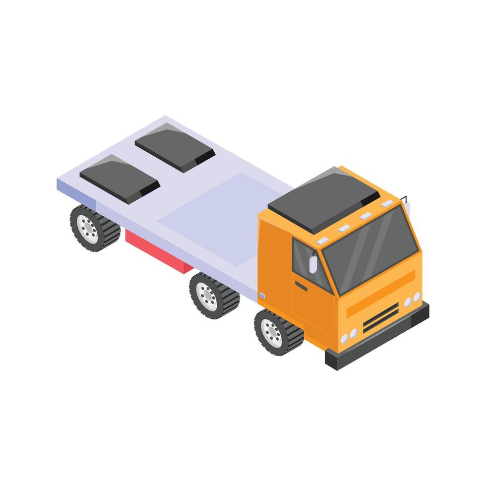 Take a look at this amazing icon of tow truck in modern style vector