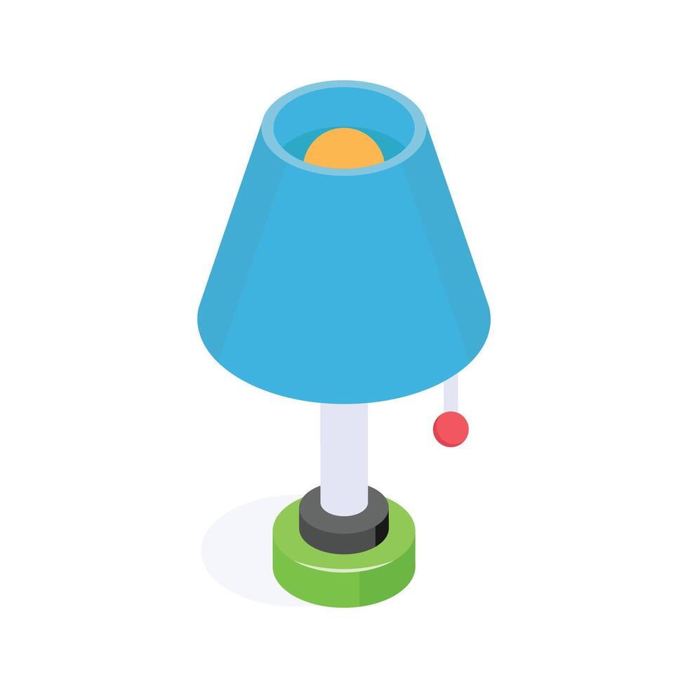 Take a look at this amazing icon of table lamp, ready to use vector