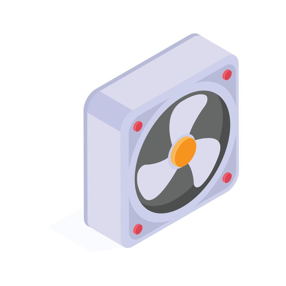 Have a look at this amazing icon of cooling fan in modern style vector