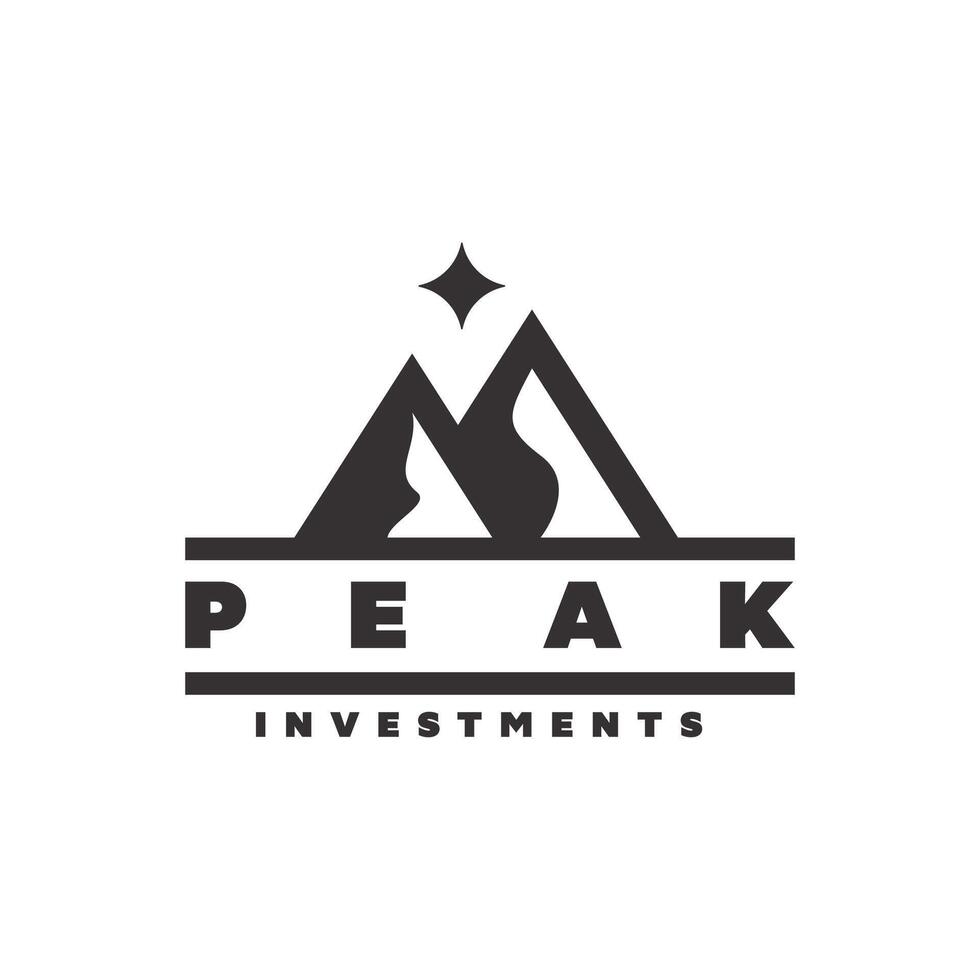Peak Investment Logo vector