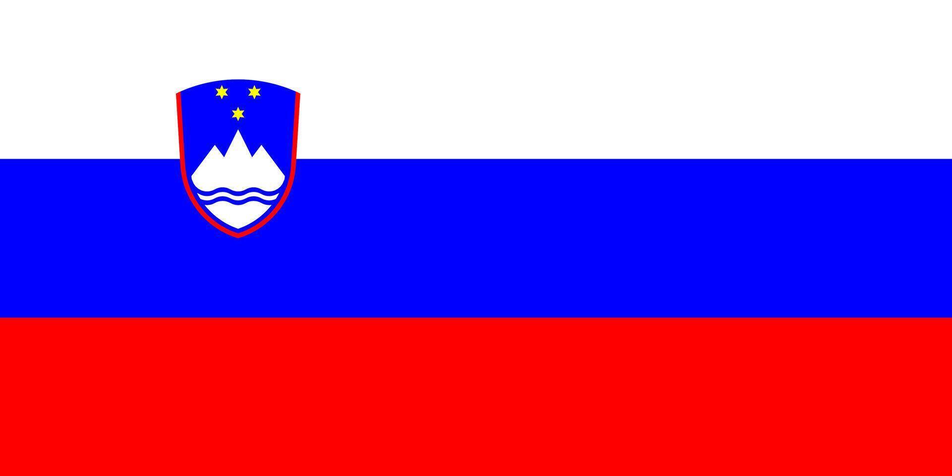 Flag of Slovenia vector