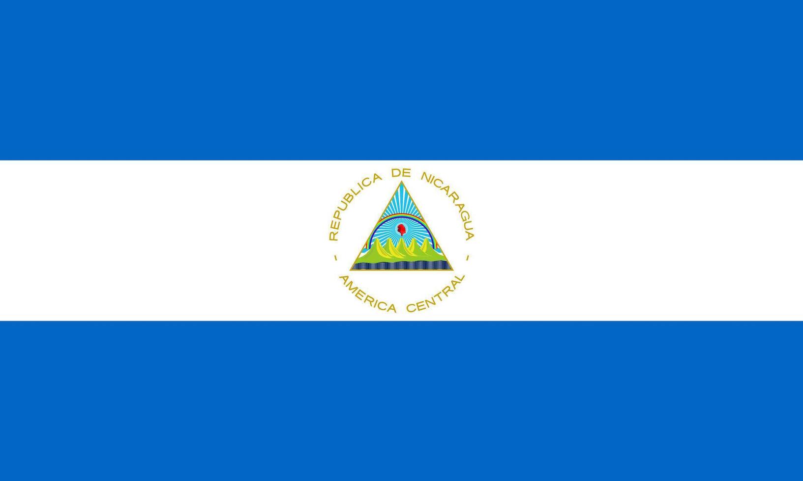 Flag of Nicaragua vector