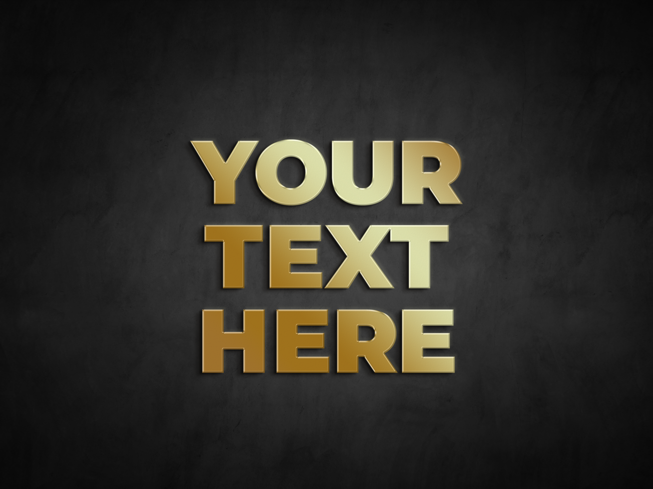 Neon Glow Text Effect psd