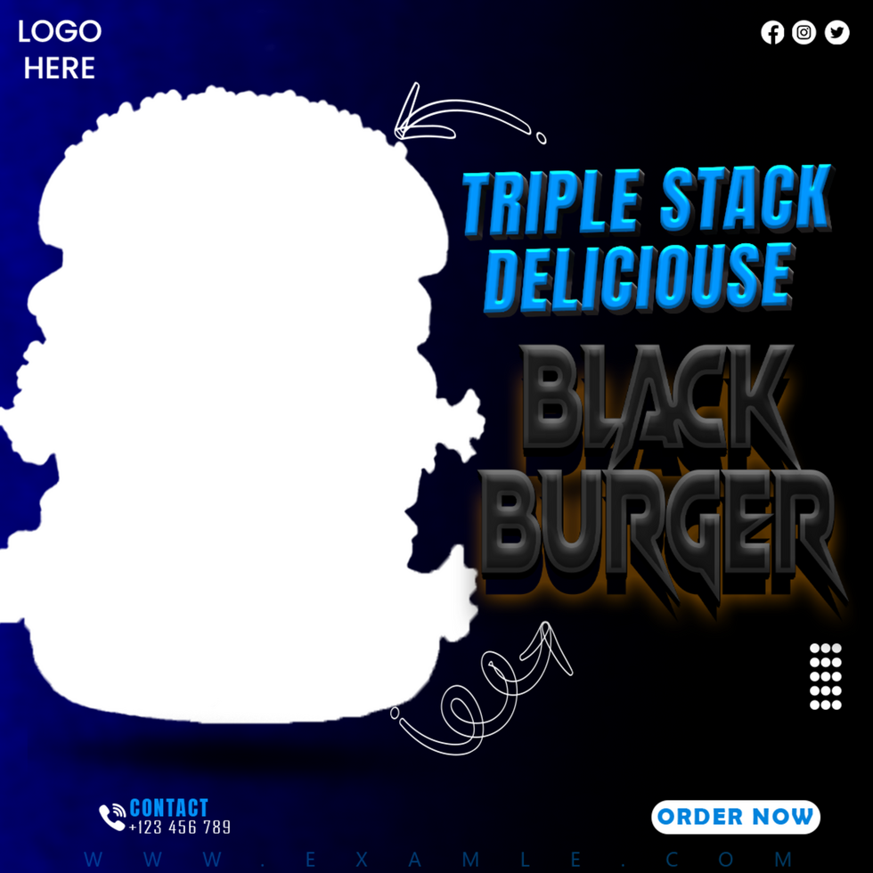 Post Social Ad Design about Burger Deal psd