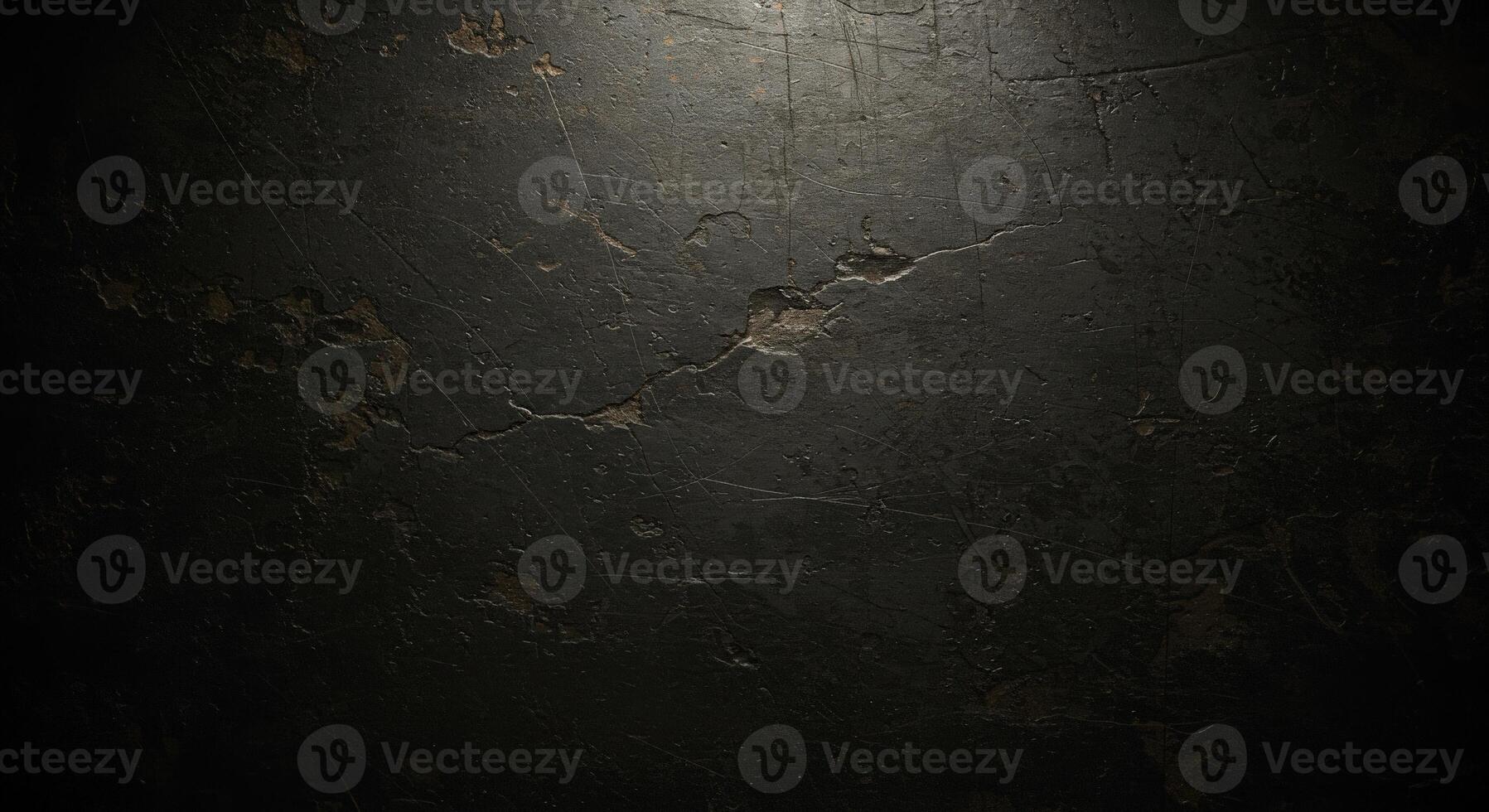 Dark grunge texture background with light source photo